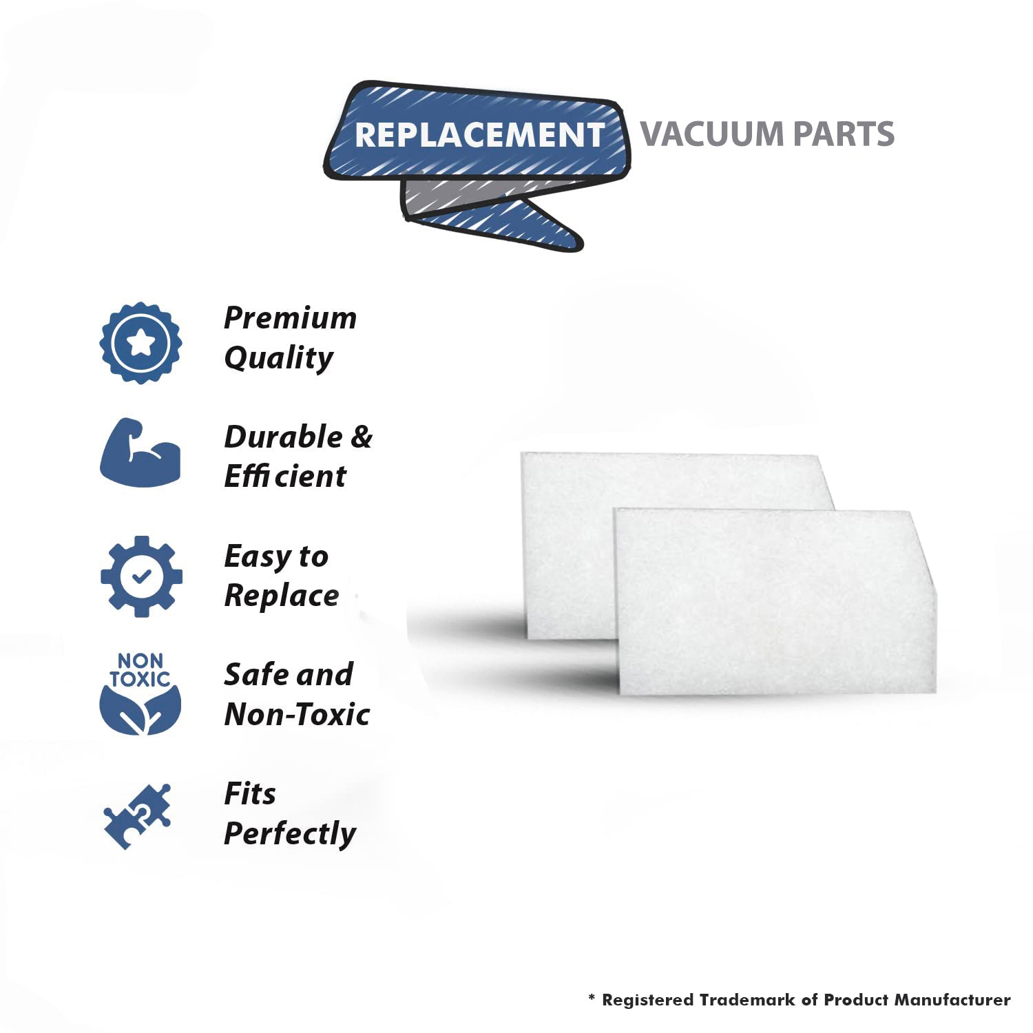Topvacuumparts Replacement for Hoover CH54013, CH54015 Commercial Vacuum Secondry Filter