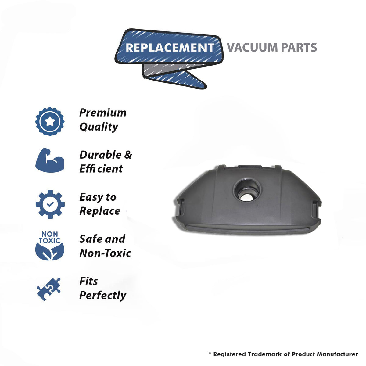 Topvacuumparts Replacement Part For Hoover CH93619 Vacuum Cleaner Top Cap Lid # Compare to Part 440013729