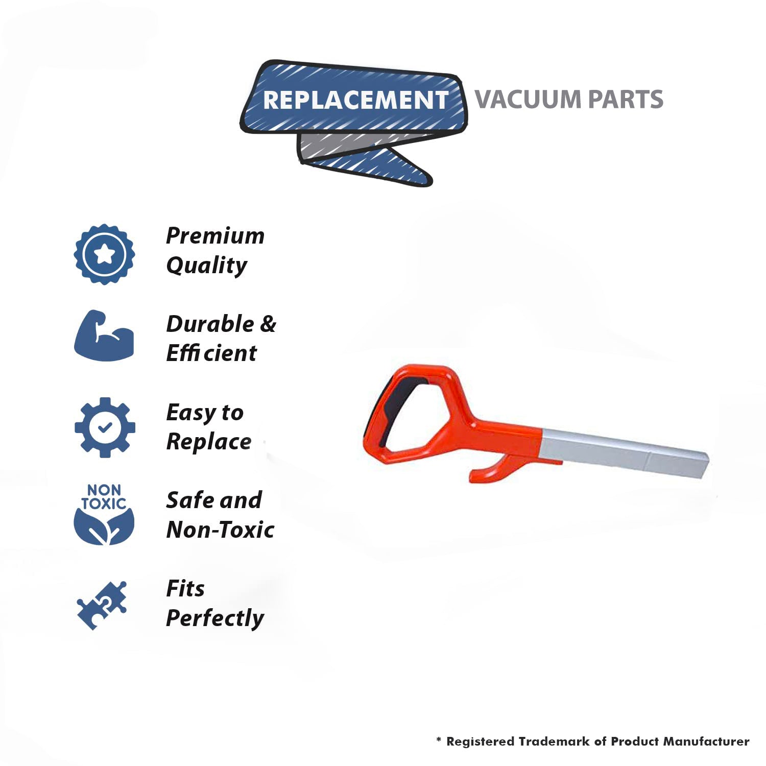Topvacuumparts Replacement Part For Hoover CH54013,CH54015 Commercial Vacuum Cleaner Handle # compare to part 440008333