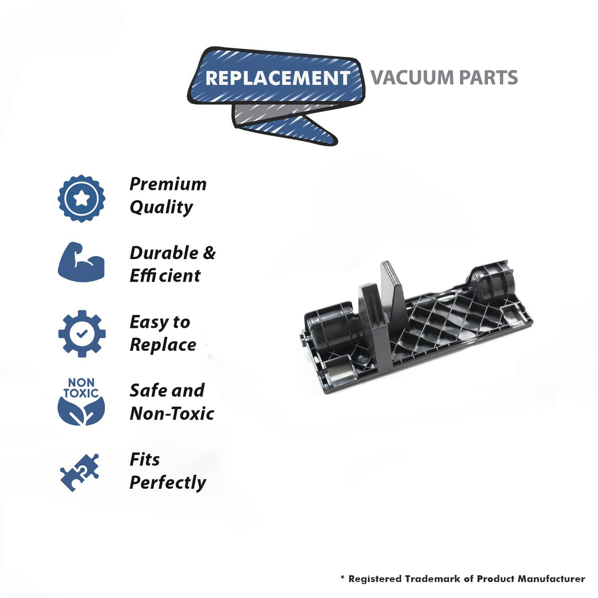 Topvacuumparts Replacement Part For Hoover WindTunnel Max Bagged Upright Vacuum Wheel Assembly Works with UH30600# compare to part 440001693