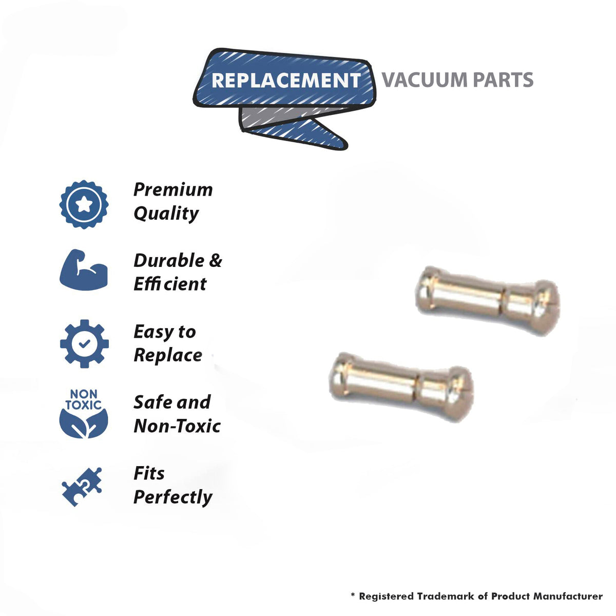 Topvacuumparts Replacement Part For Eureka, Sanitaire Upright Vacuum Handle Nut and Bolt 6 Pk # Compare to Part 20-6400-05