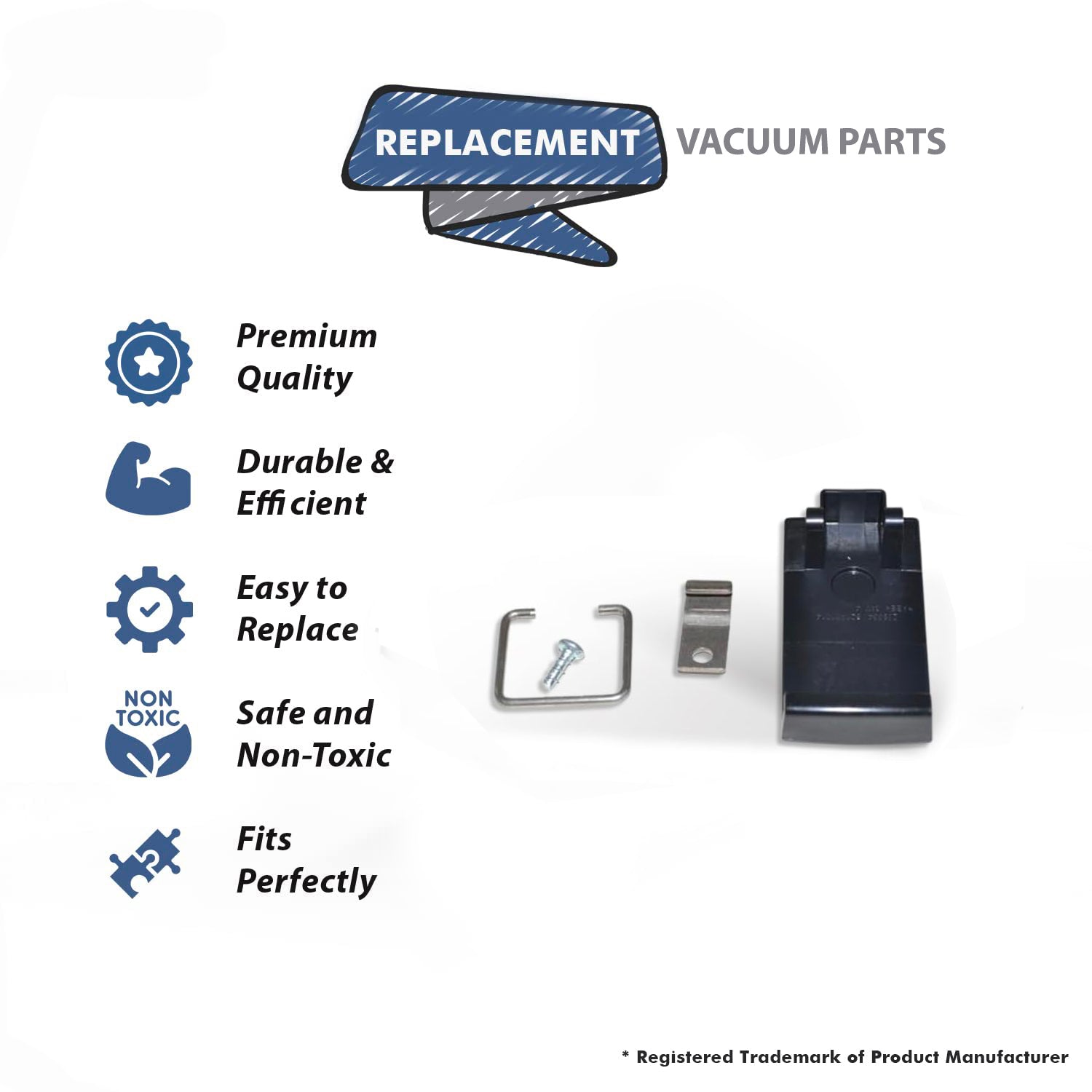 Topvacuumparts Replacement For Hoover CH93619 Cordless Backpack Vacuum Side Latch Kit # 440013711