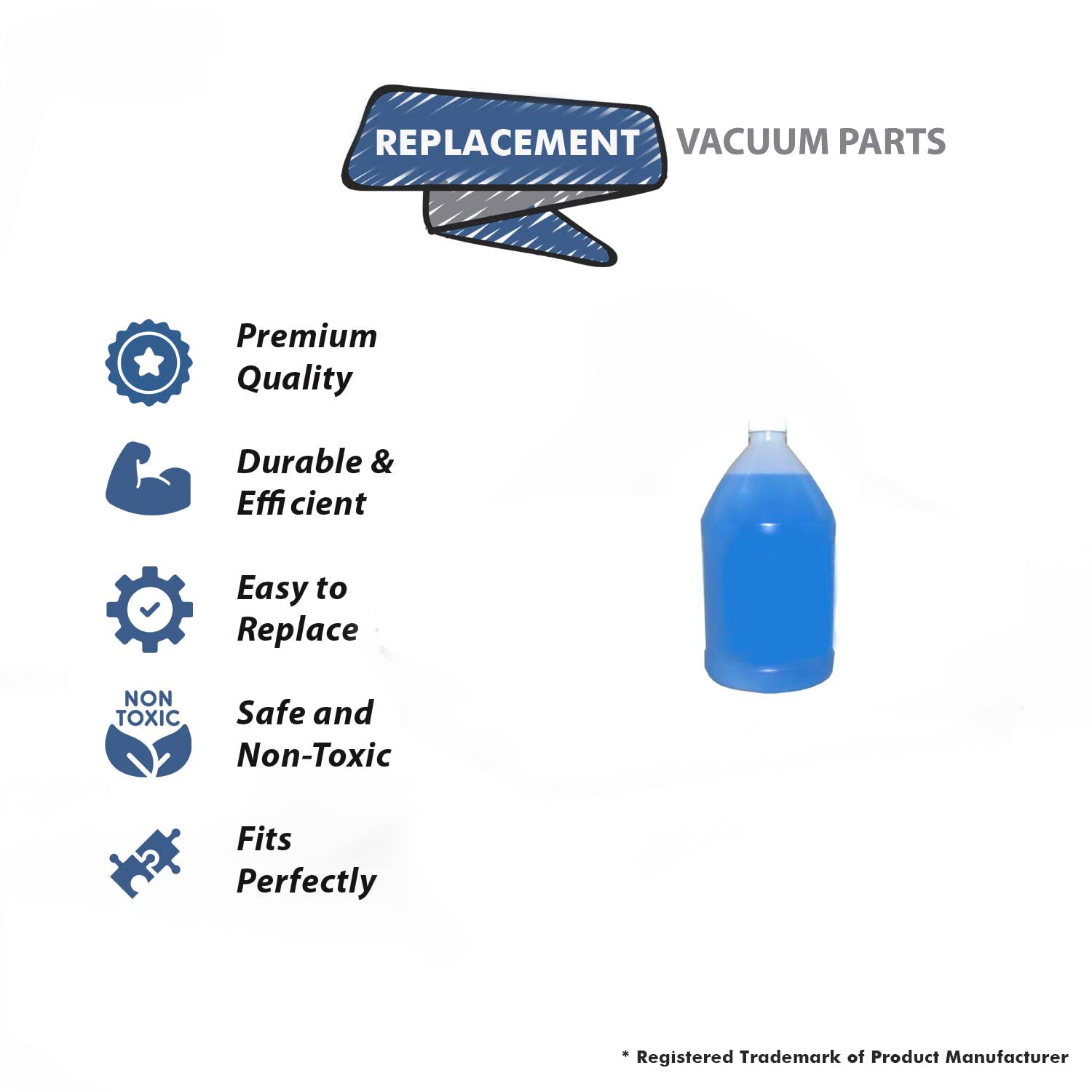 Topvacuumparts Replacement Part For Core Vacuum Cleaner Concentrate 128oz Summer Linen Rid'Z Odor # Compare to Part UKO-658