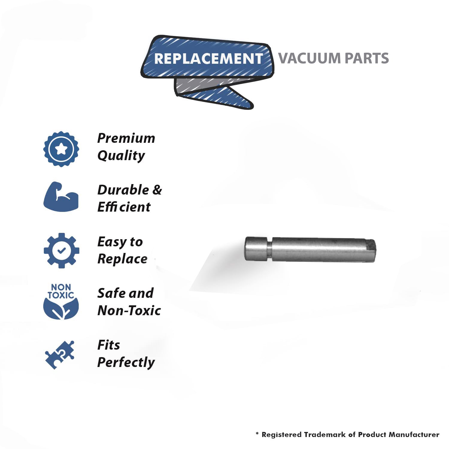 Topvacuumparts Replacement For Eureka Upright Vacuum Cleaner Handle Socket Pin # Compare to Part 41064G