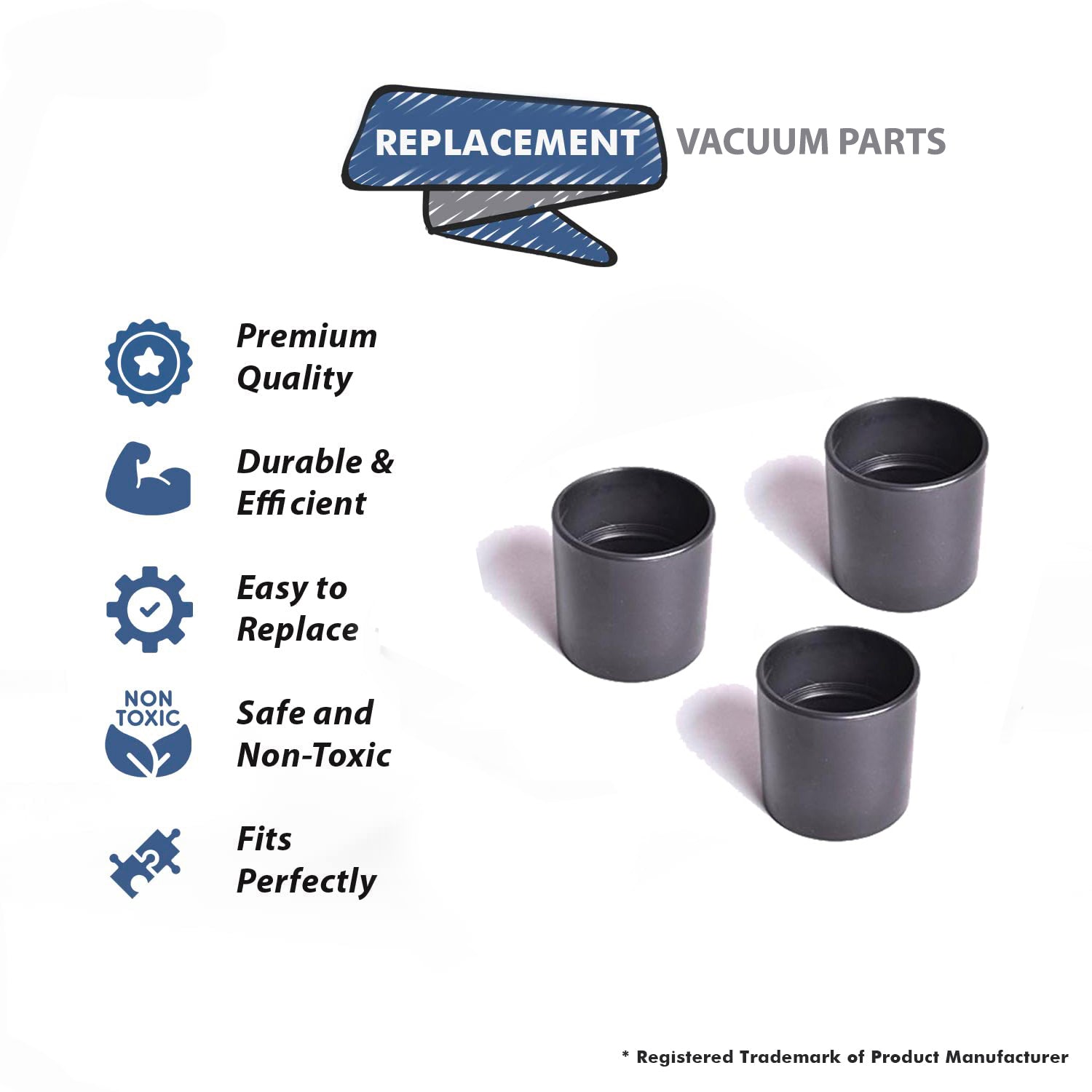 Topvacuumparts Replacement Part For Shop-Vac (3 Pack) 2-1/2