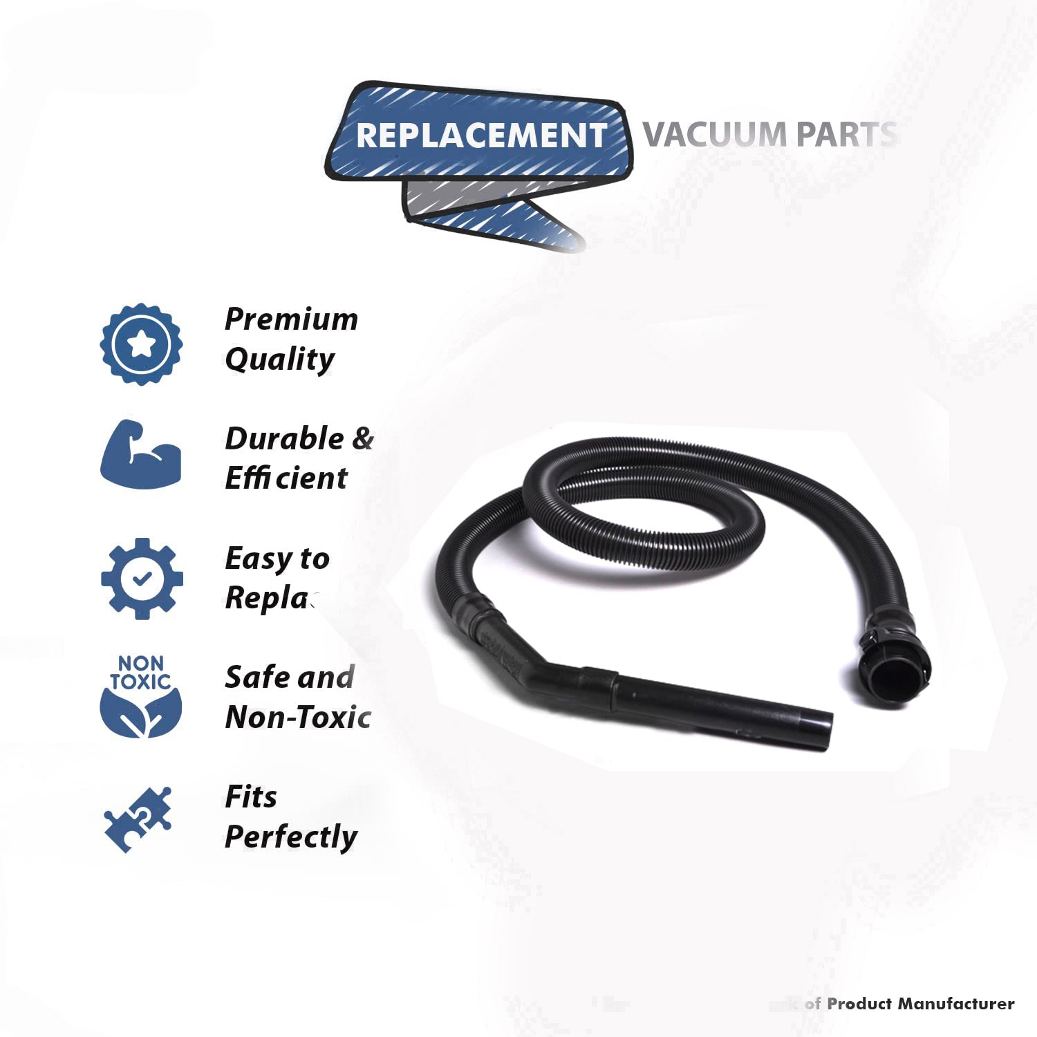 Topvacuumparts Replacement Part For Eureka/Sanitaire Repl Hose Assembly for Mighty Mite, 3670 S3681 S3686 SC3683# compare to part 60289-7RL