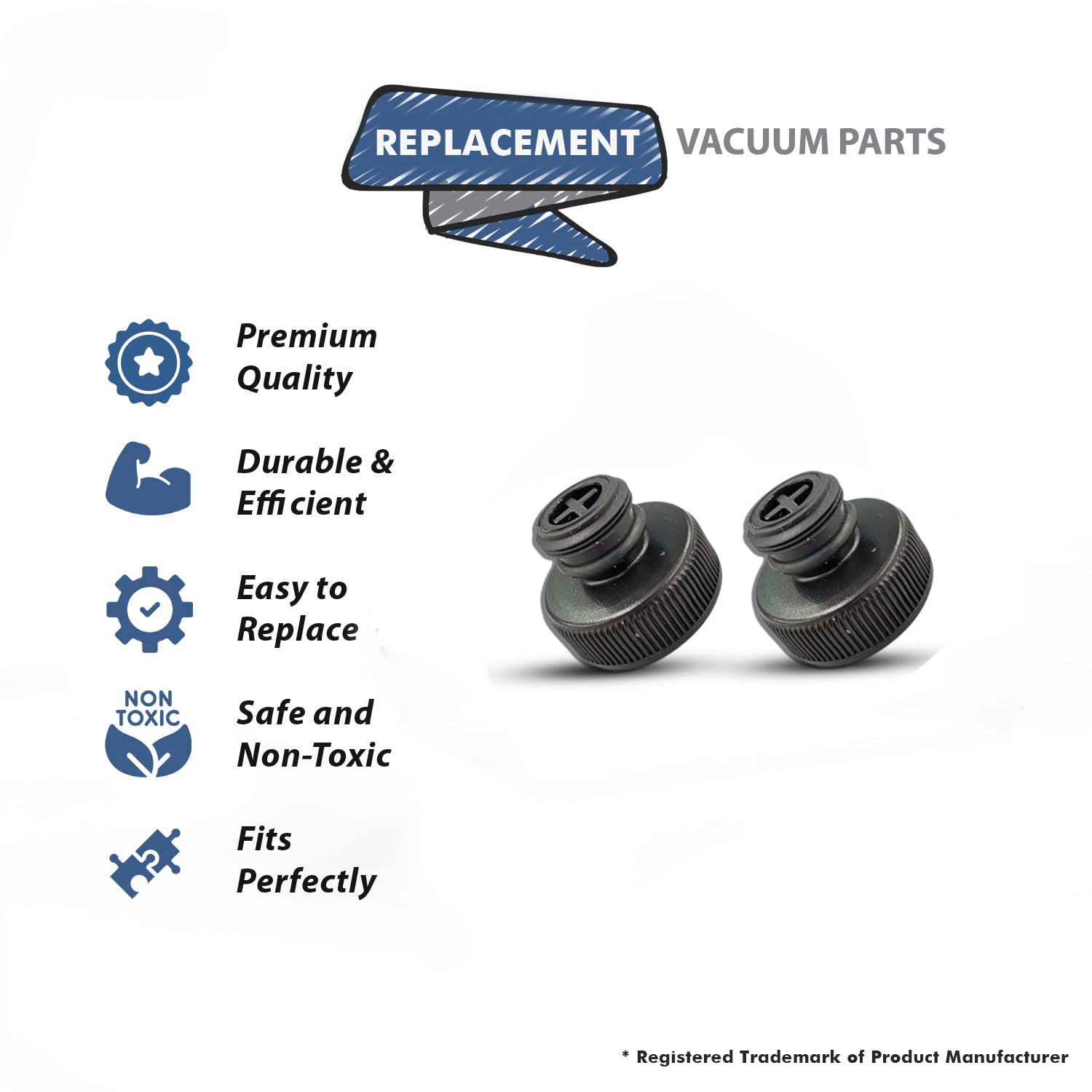 Topvacuumparts Replacement for Bissell Powerfresh Cap and Insert Assembly 1940 Series, Water Tank Caps, Replaces Part 203-8413 2038413 (2 Pack)