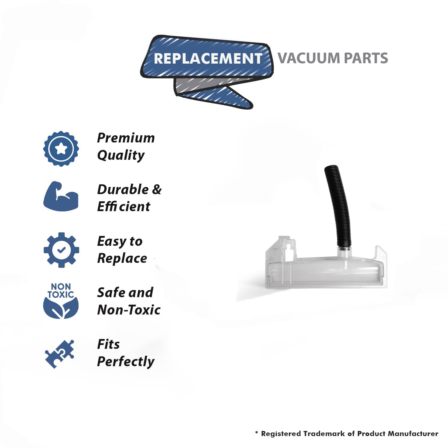 Topvacuumparts Replacement Part For Hoover UH70120 Upright Vacuum Cleaner Housing Nozzle # Compare to part 440012173