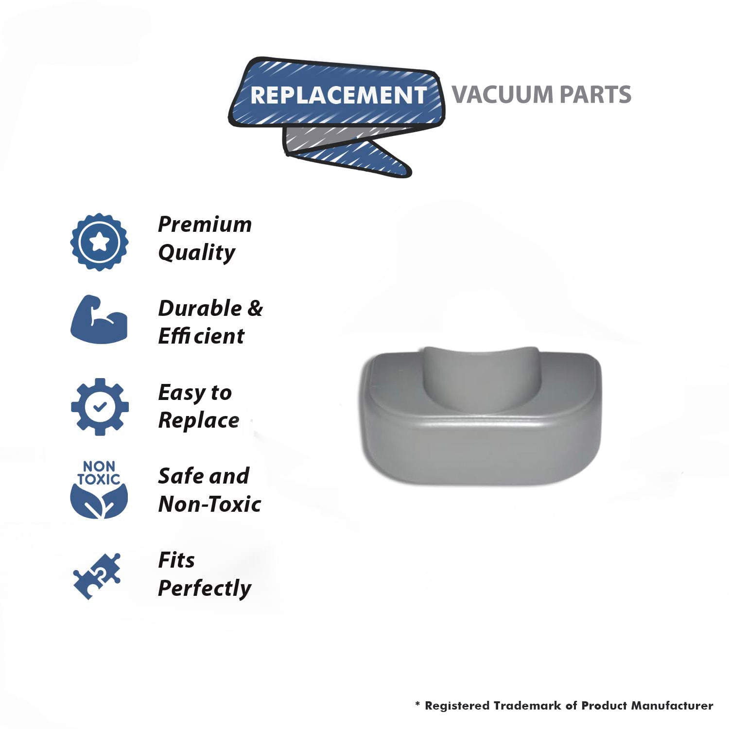 Topvacuumparts Quick Release Pedal Replacement For Eureka EL6989AZ, EL6989A, EL6988BZ and EL6988A Vacuum