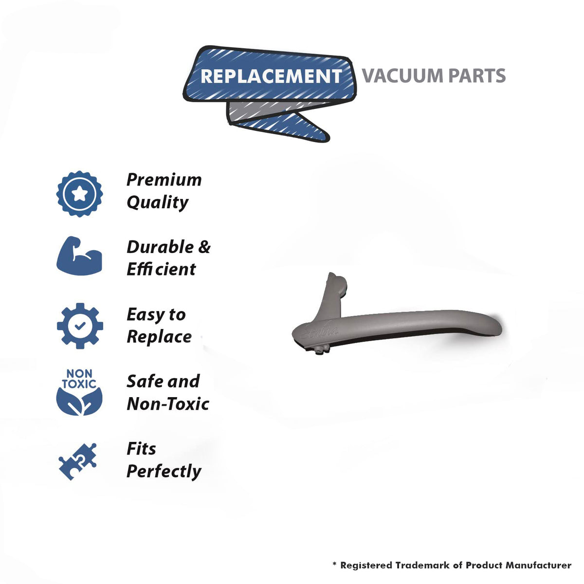 Topvacuumparts Replacement Part For Kirby Vacuum Cleaner Handle Grip # compare to part 675712