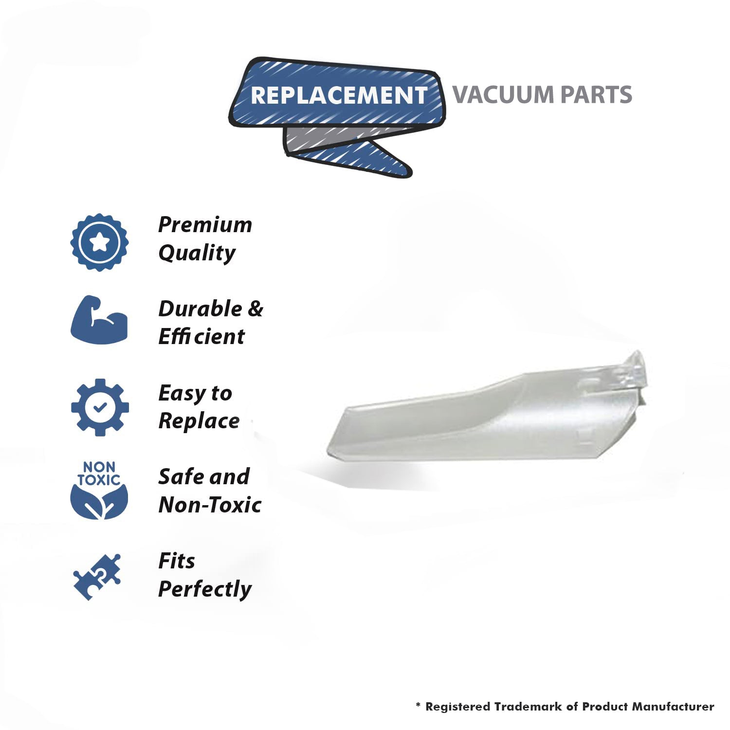 Topvacuumparts Replacement For Hoover FH52000 Vacuum Cleaner Smartwash Crevice Tool # Compare to Part 440010818