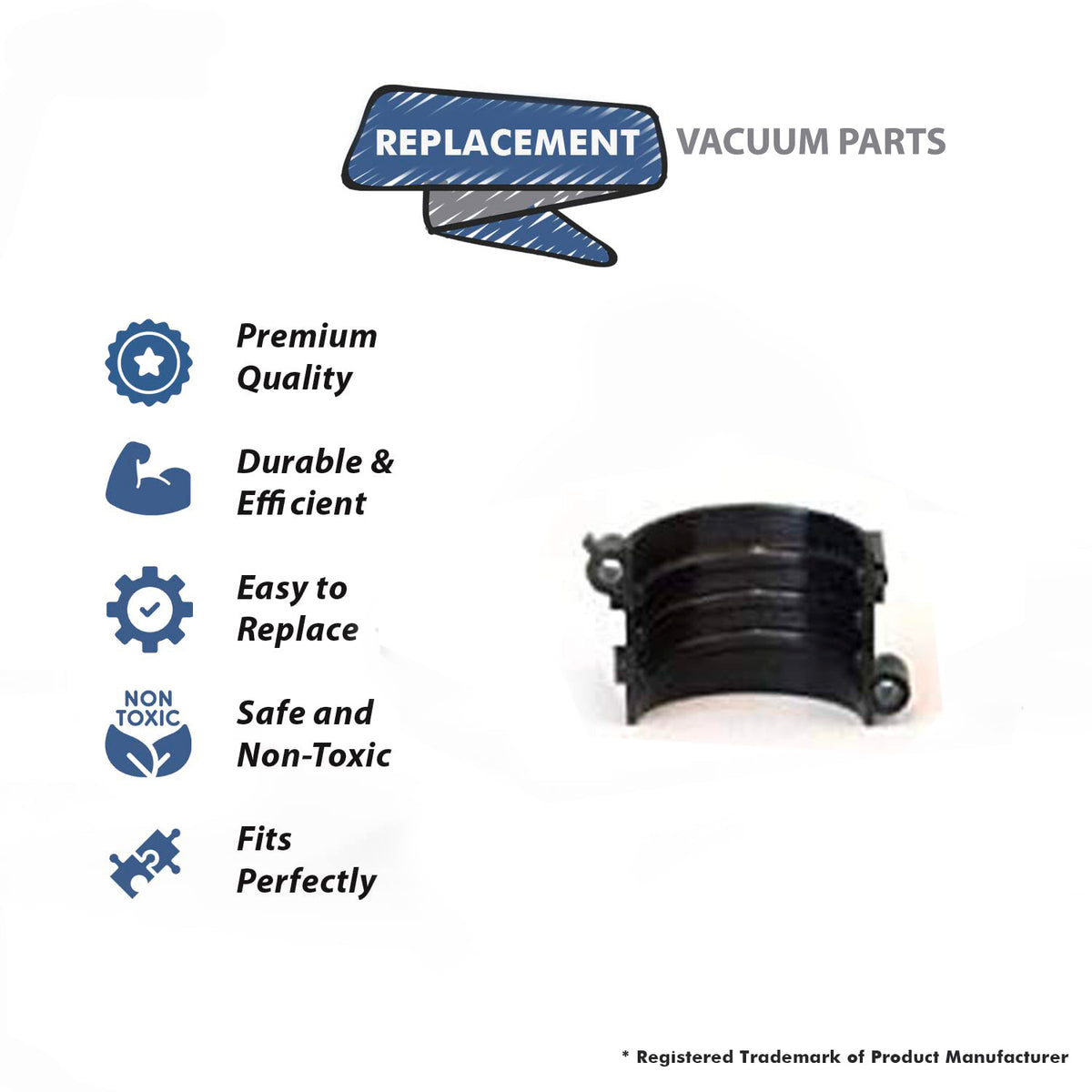 Topvacuumparts Hose Clamp Replacement Part For Hoover U5421-9RM Upright Vacuum Cleaner # compare to part 36171044