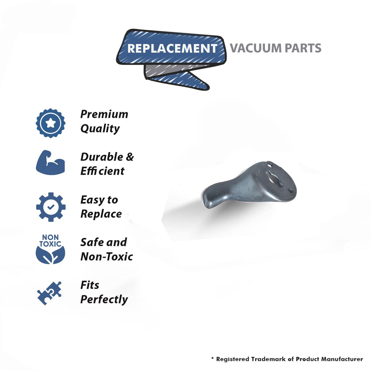 Topvacuumparts Replacement Part for Kirby Vacuum Cleaner Metal Belt Lifter Hook Part # Compare to Part 144273