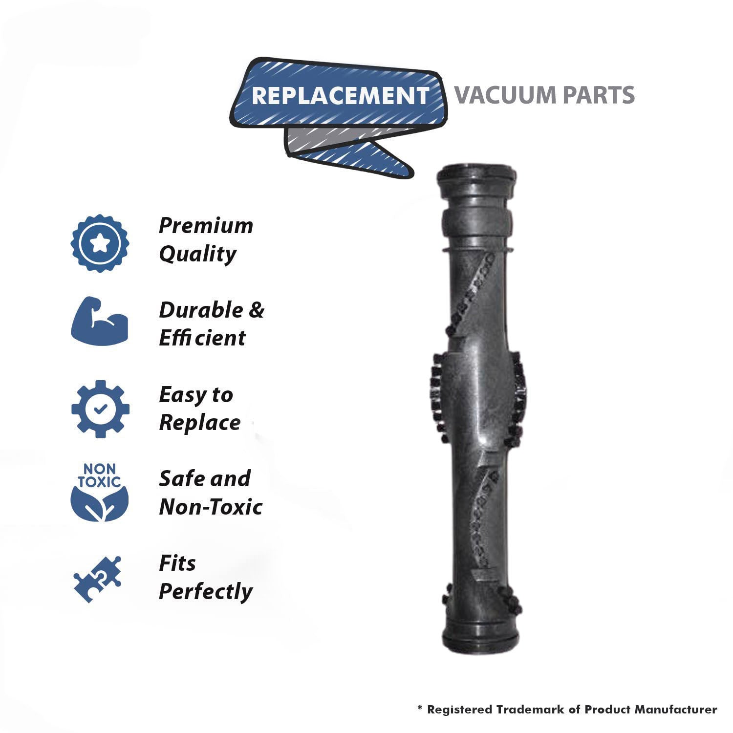 Topvacuumparts Replacement For Bissell Vacuum Brushroll Works With 15208, 15209, 1520N, 1520R, 1520U # Compare To Part 1606837, 160-6837