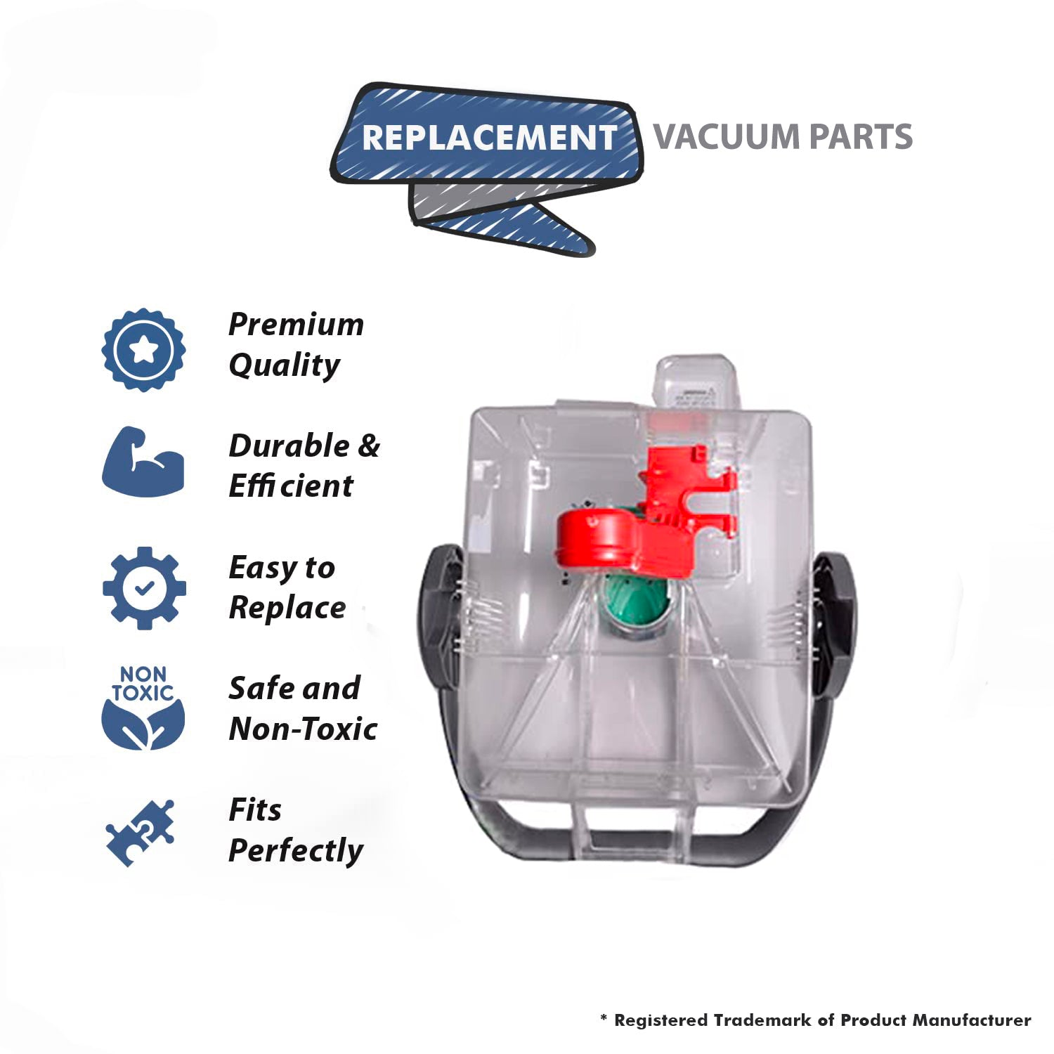 Topvacuumparts Replacement Part For Bissell Water Seprator Assembly Fits 86T3, 86T32, 86T38, 86T3F, 86T3Q, 86T3V Vac Models # compare to part 1605234