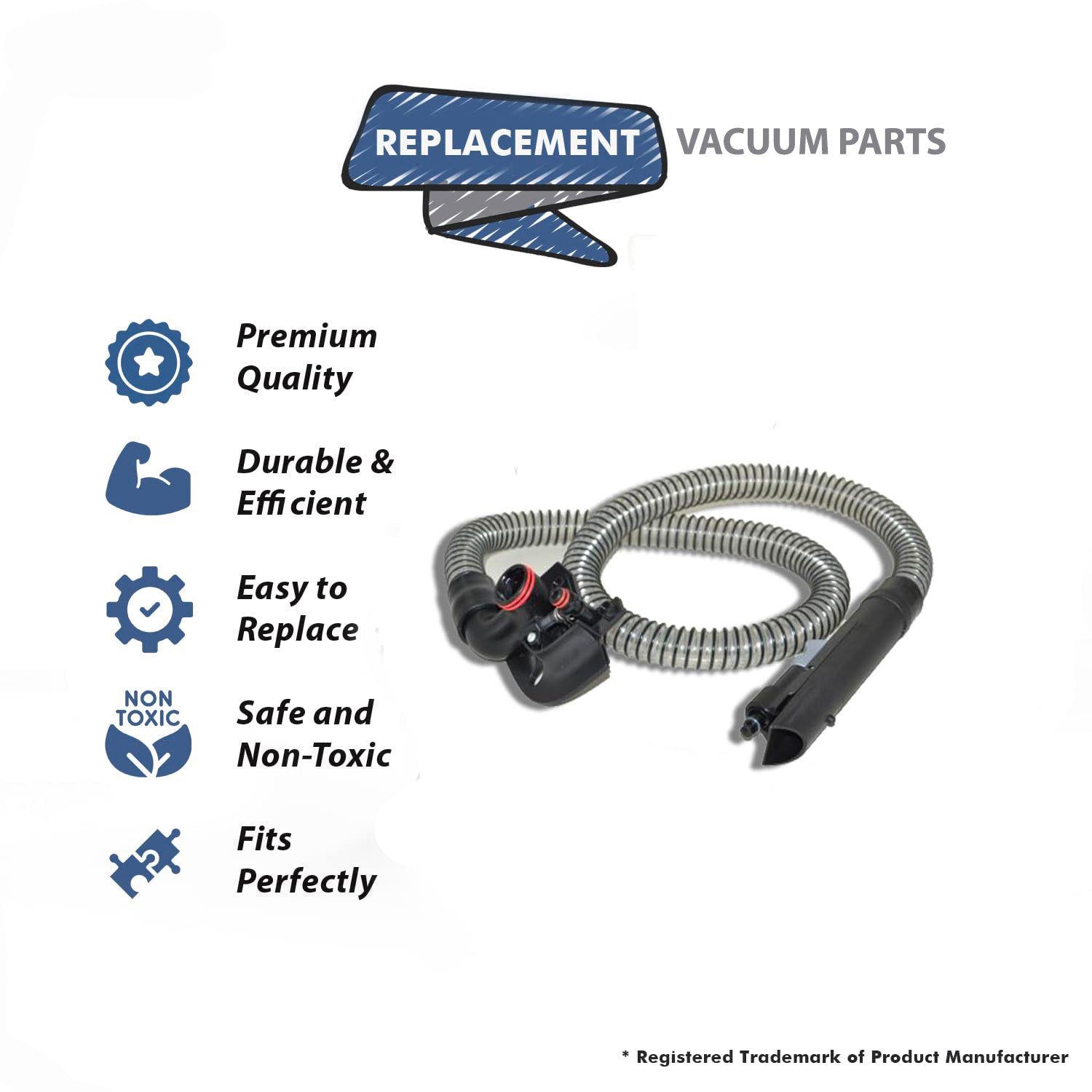 Topvacuumparts Replacement Part For Hoover FH14000, FH14050 CLEANSLATE Vacuum Cleaner Hose # Compare to Part 440015573