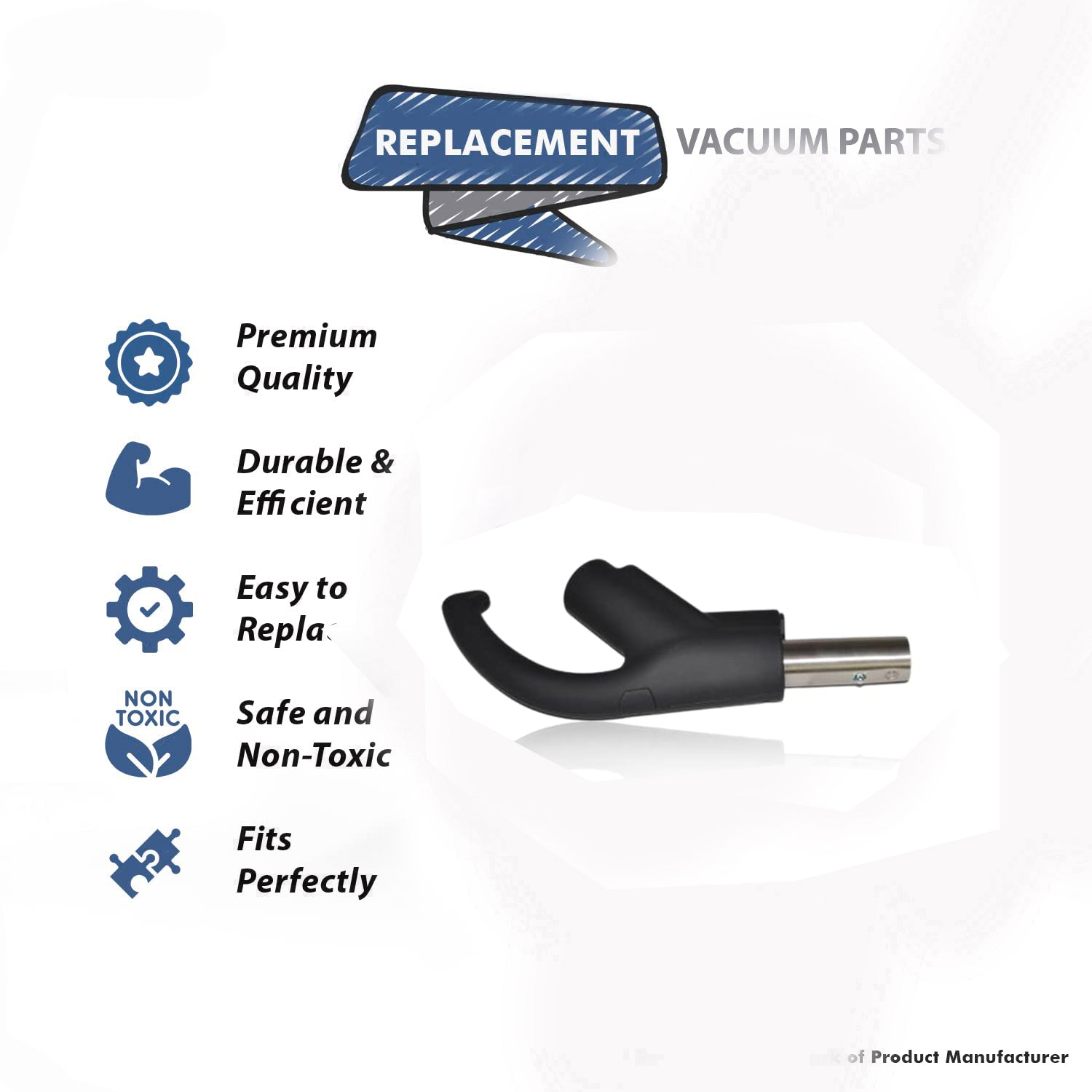 Topvacuumparts Replacement Part For Hide A Hose HS302190 Vacuum Cleaner Ready Grip Direct Connect Handle