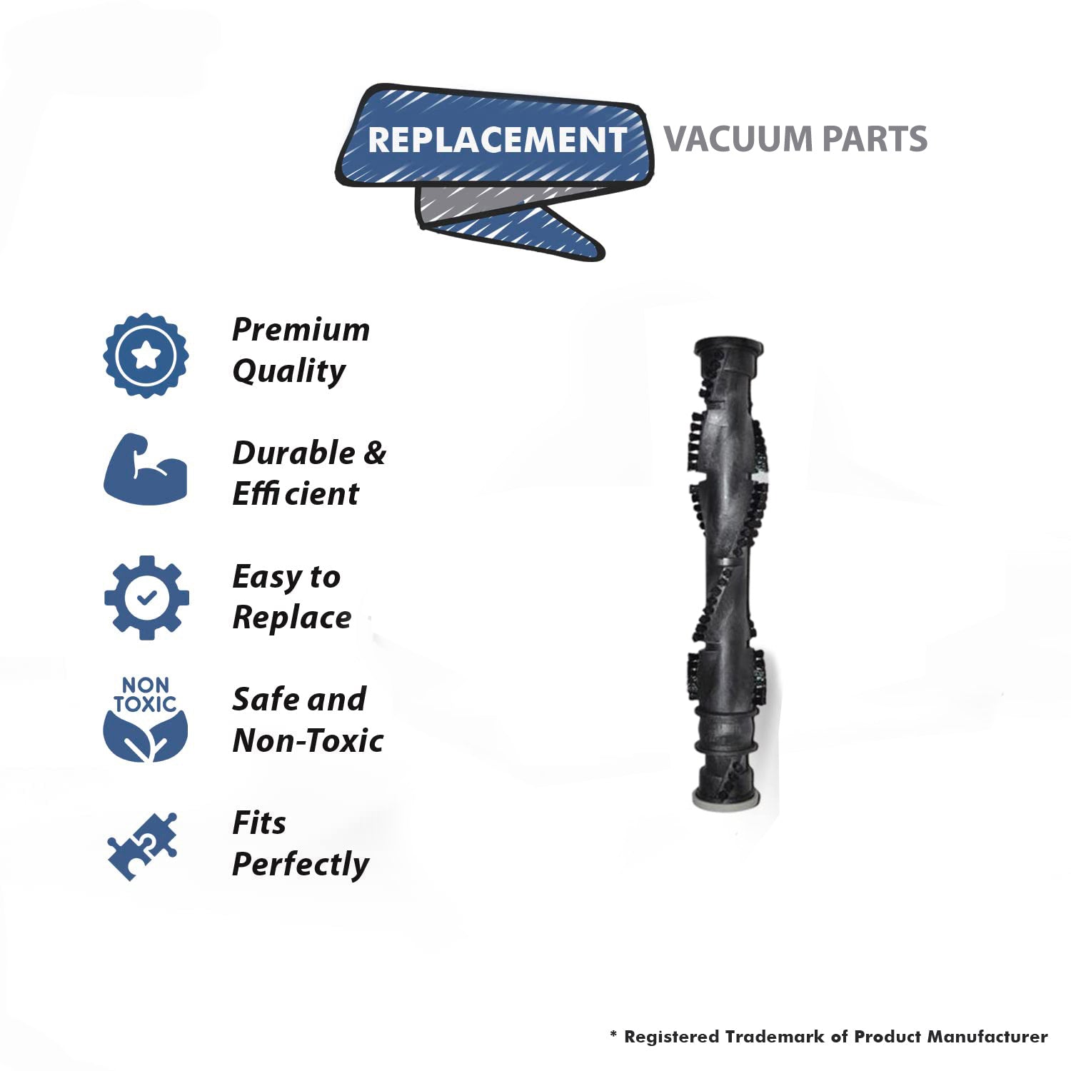 Topvacuumparts Replacement Part For Bissell 2038072, Brushroll For 1739, 1739R, 2191, 2191U, 2191X, 1700, 17003 Vac Models