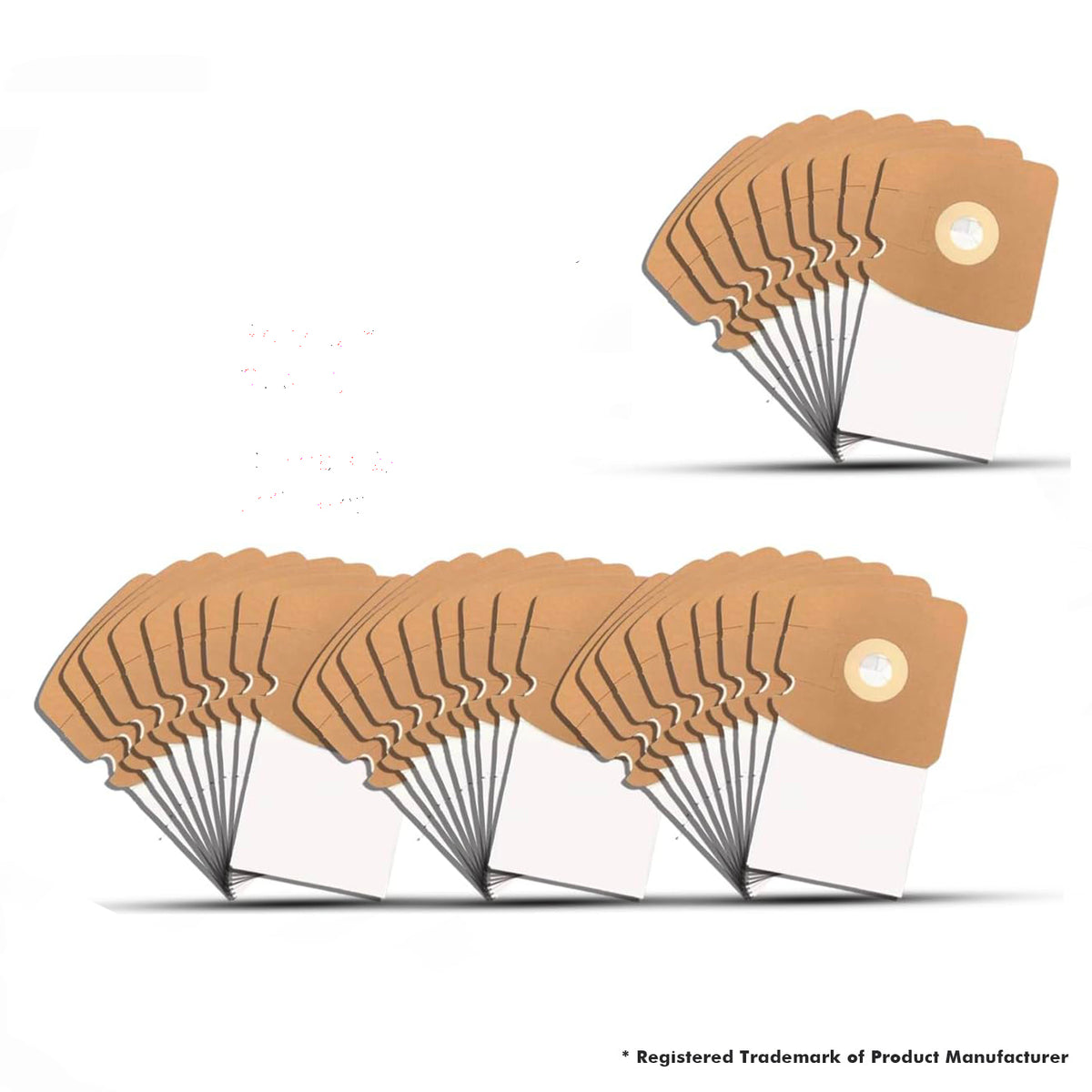 Topvacuumparts 36Pcs Replacement for Eureka 3670 & 3680 MM Vacuum Bags,and Replacement Vacuum Bags Part # 153-9 60295, 60296, 60297
