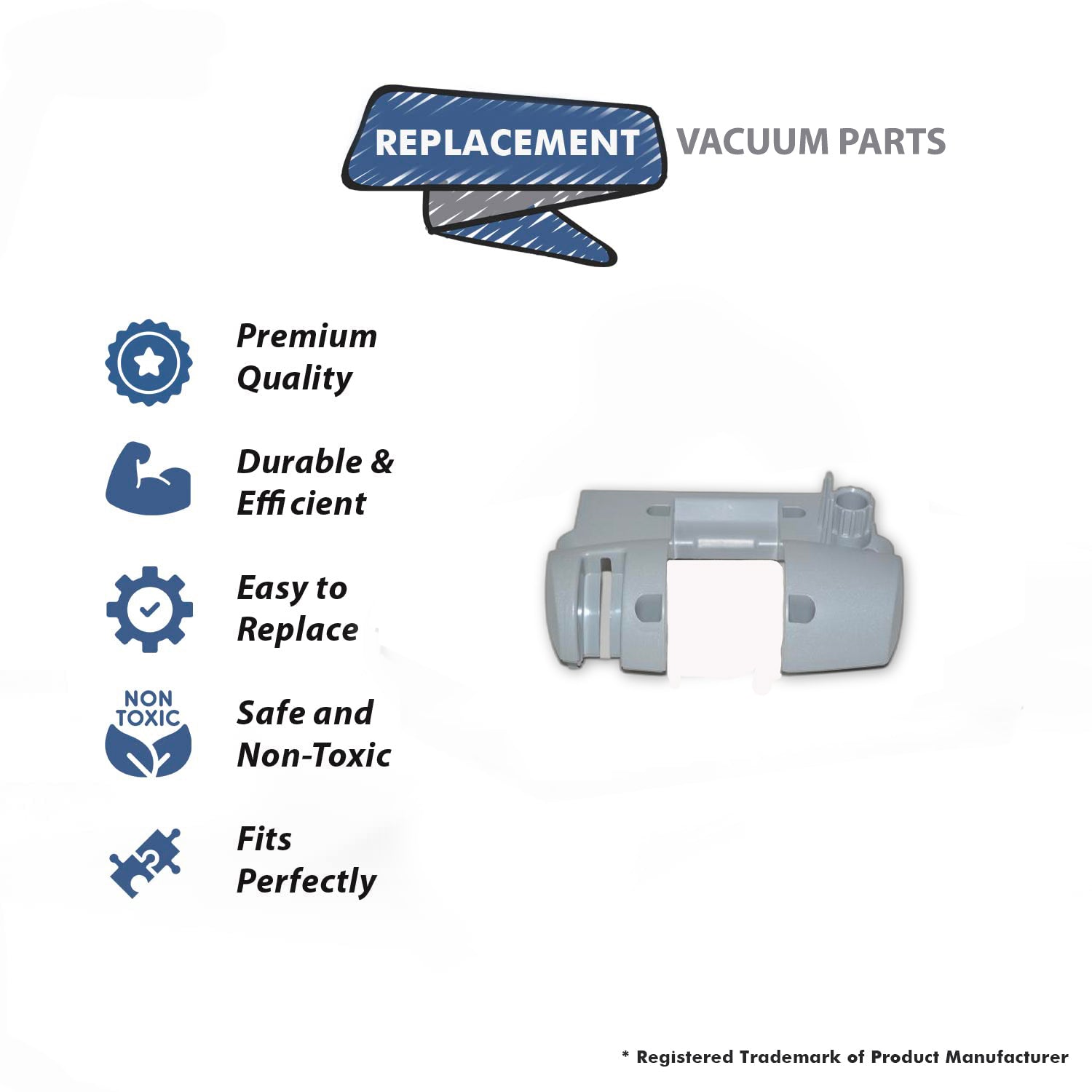 Topvacuumparts Replacement Part For Hoover U5260, U5273 Vacuum Cleaner Handle Retainer Cover # compare to part 37258177