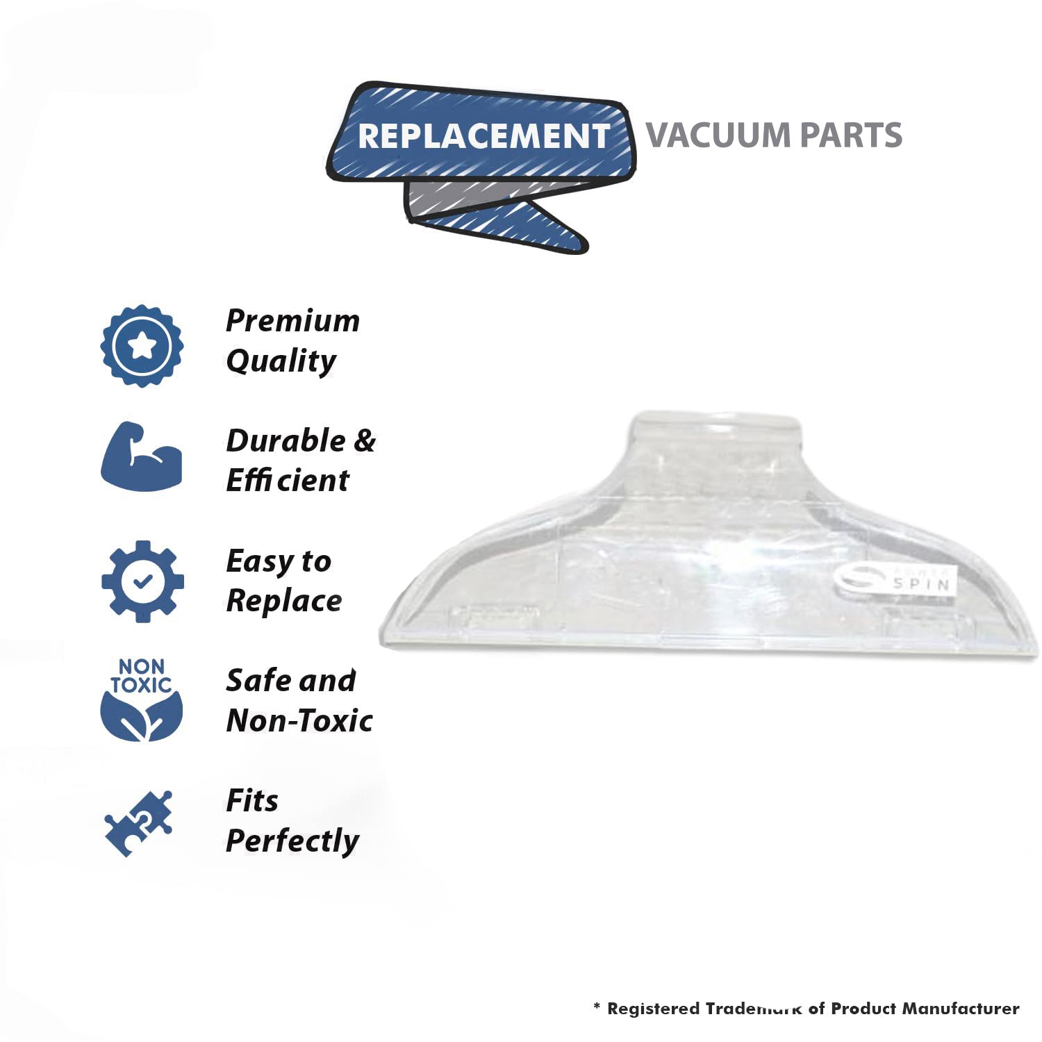 Topvacuumparts Replacement For Hoover PowerDash FH50700, FH50702, FH50703I, FH50710 Vacuum Recovery Nozzle # 440012795