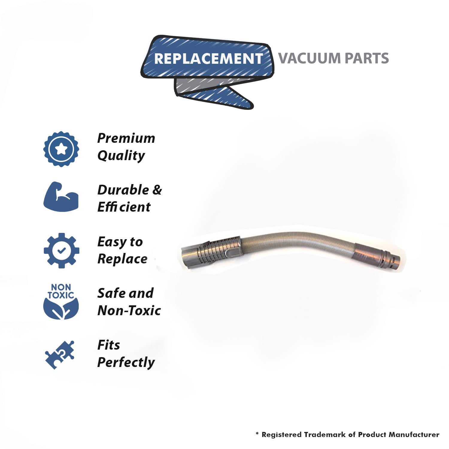 Topvacuumparts Replacement For Dyson DC-33 Bagless Upright Suction Hose Assembly Generic Part # compare to part 10-1110-26