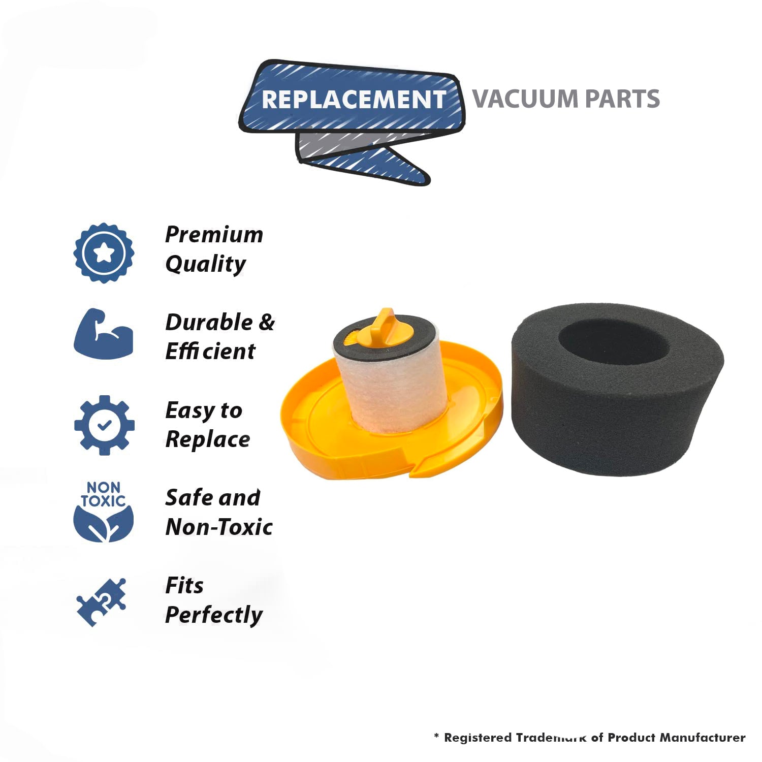 Topvacuumparts Replacement Part For Hoover UH74220PC Max Life Pro Pet Swivel Upright Vacuum Cleaner Pre Motor Filter # Compare to Part AH44010