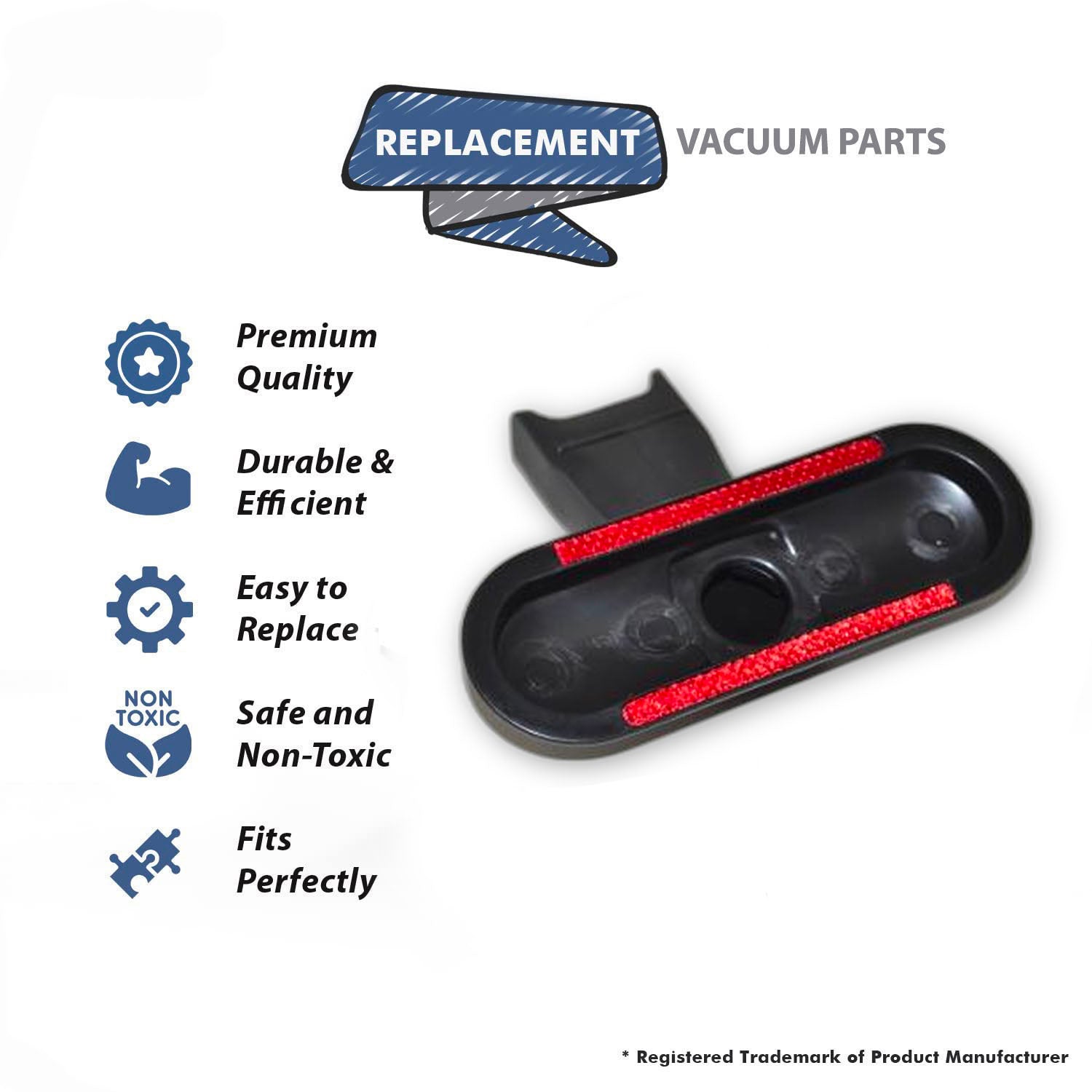 Topvacuumparts Replacement Upholstery Tool for Bissell Pet Hair Eraser Lithium Ion Cordless Hand Vacuums, for Series 2390 (NOT FOR 1782 SERIES)