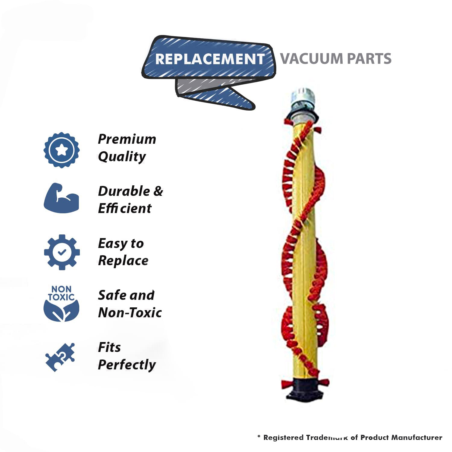 Topvacuumparts Replacement Part For Oreck Vacuum 1 Brushroll Part # compare to part OR202