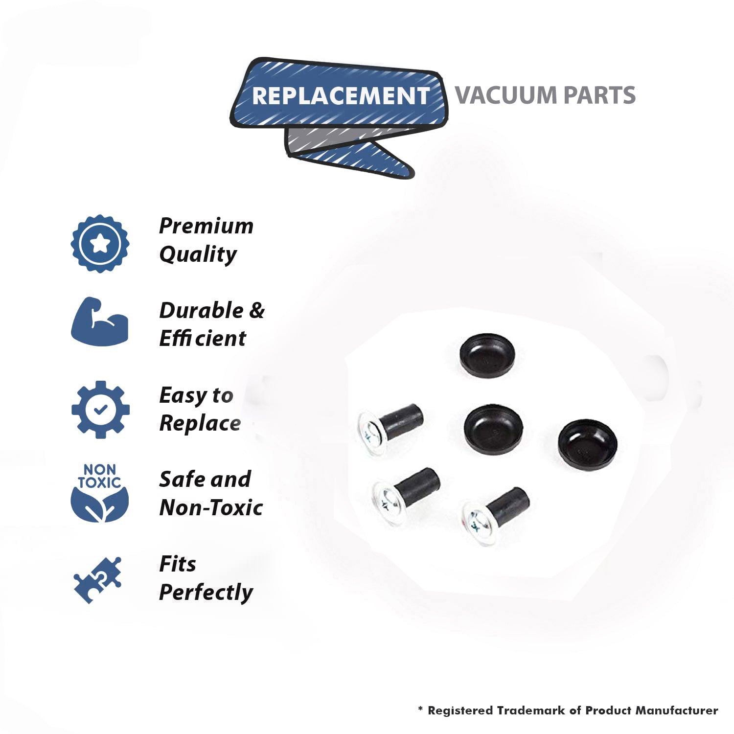 Topvacuumparts Replacement Part For Proteam Motor Mount Service KIT for Super Coach Models # compare to part 100368