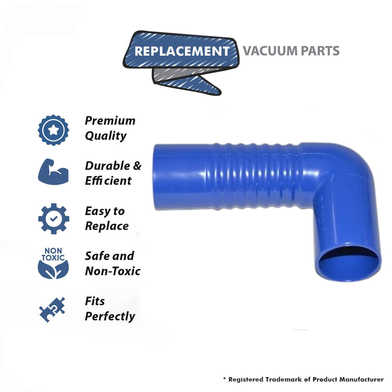 Topvacuumparts Replacement Part For kirby Avalir 2 Vacuum Cleaner Shampoo Hose Connector # Compare to Part 308117
