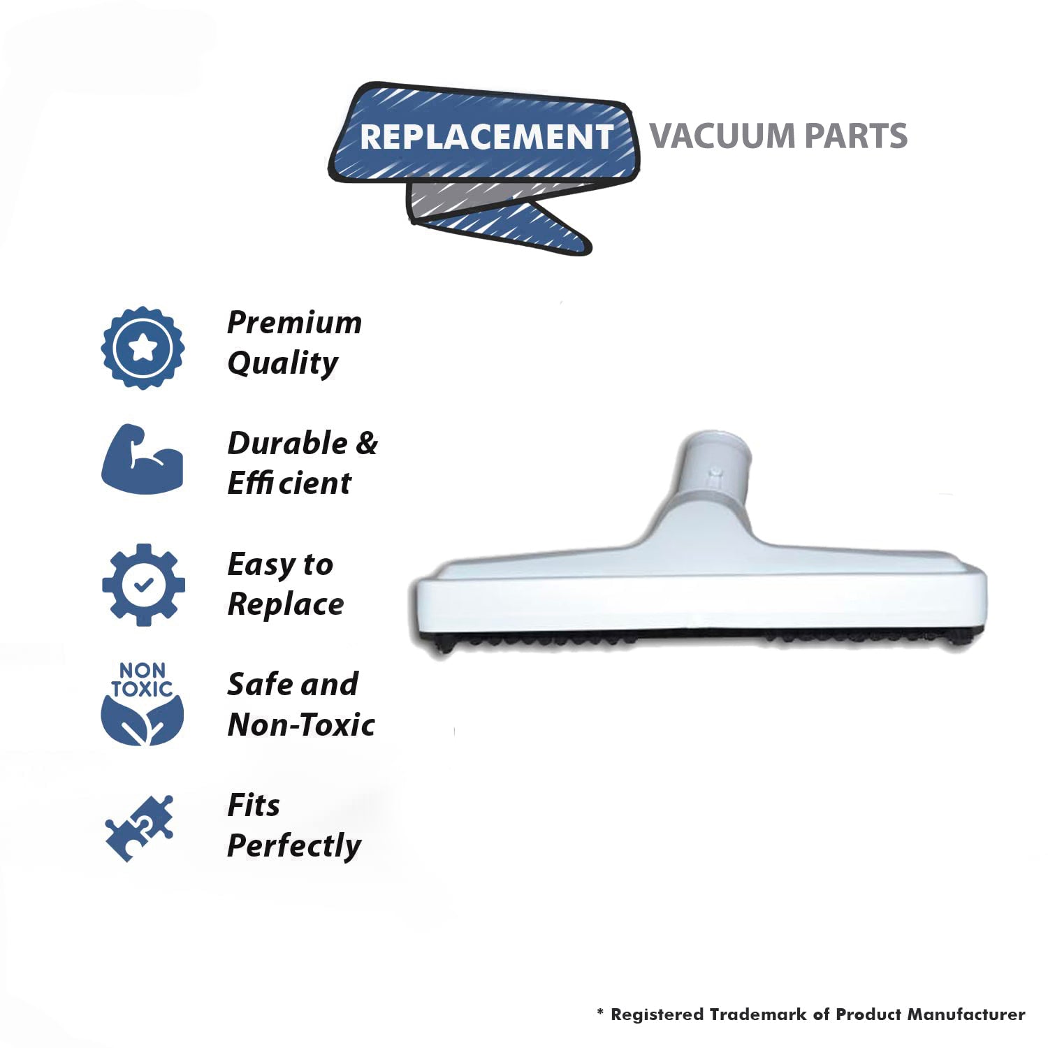 Topvacuumparts Replacement Part For Hoover Lightweight Commercial Canister Vacuum (1 Floor Brush) # compare to part 440009293
