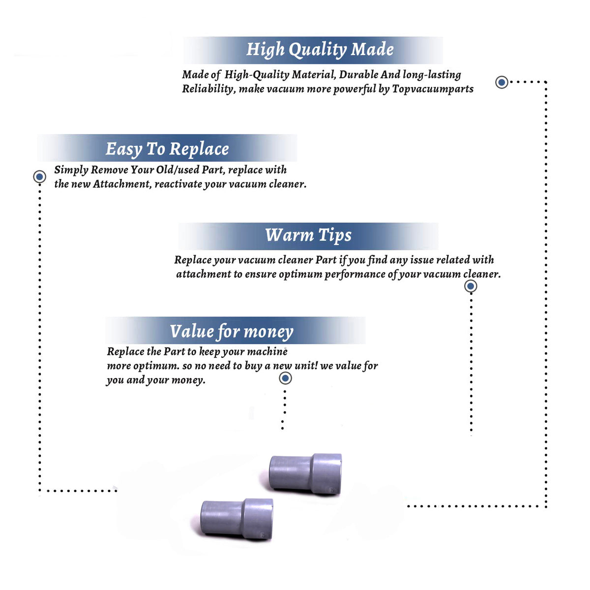 Topvacuumparts 1 1/2