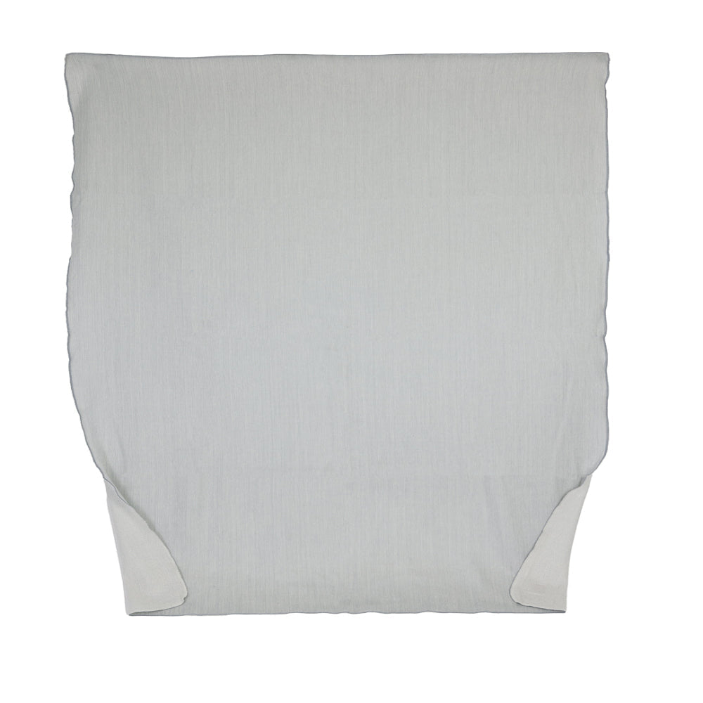 Reversible Alpaca Throw Blanket Handwoven From Ecuador - Gray & White - Kani Collection
