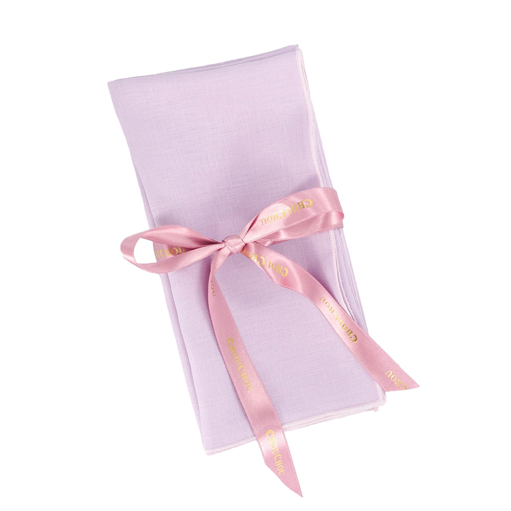 Purple Linen Dinner Napkins, Set of 4
