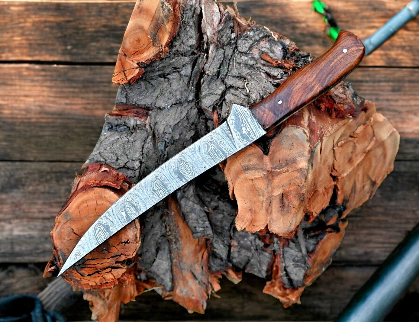 Premium Damascus Fillet Knife – 7.6