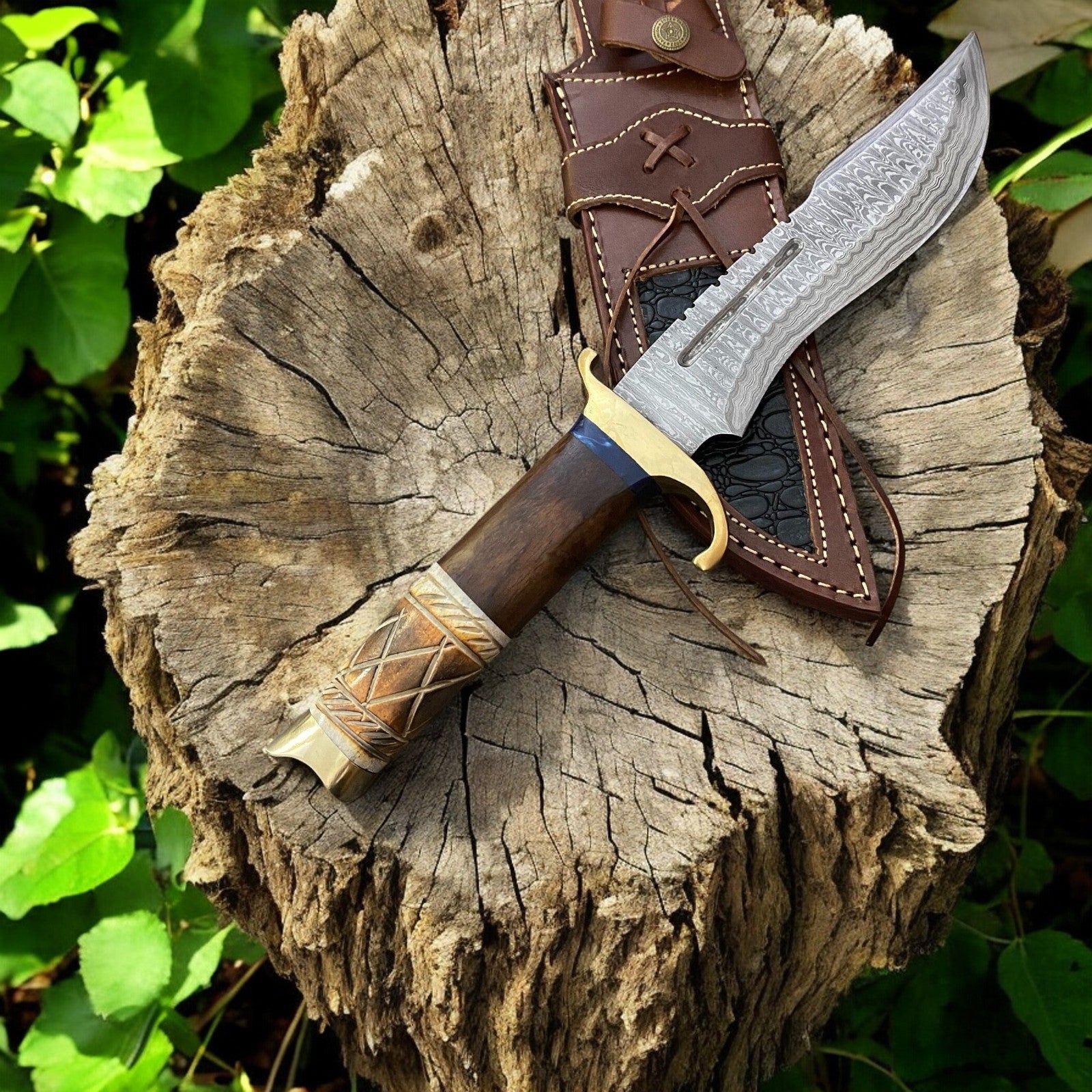 Custom Handmade Bowie Knife - 14