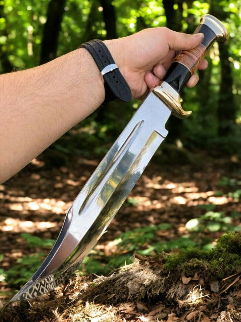 Custom Handmade Bowie Knife – 17