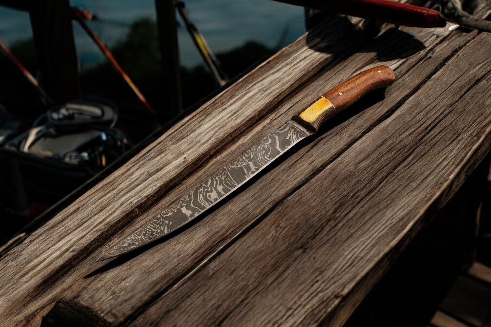 Premium Damascus Fillet Knife – 12.5