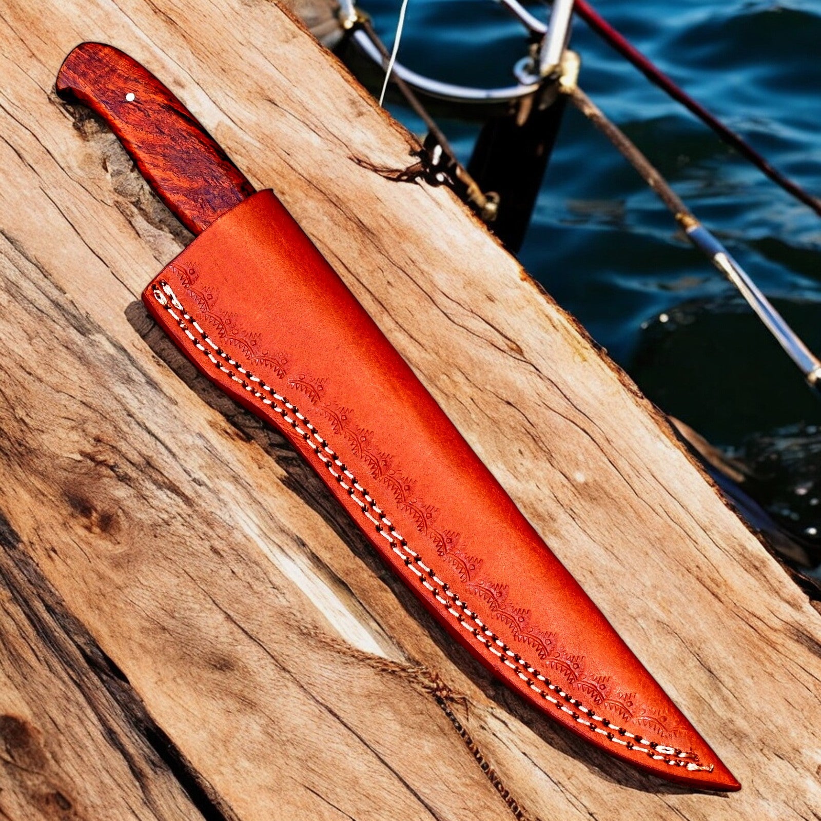 Premium Handmade Damascus Fillet Knife – 12