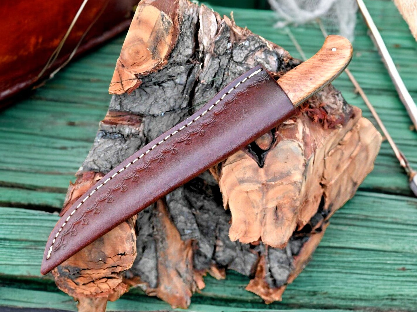 Handmade Damascus Fillet Knife – 12.6