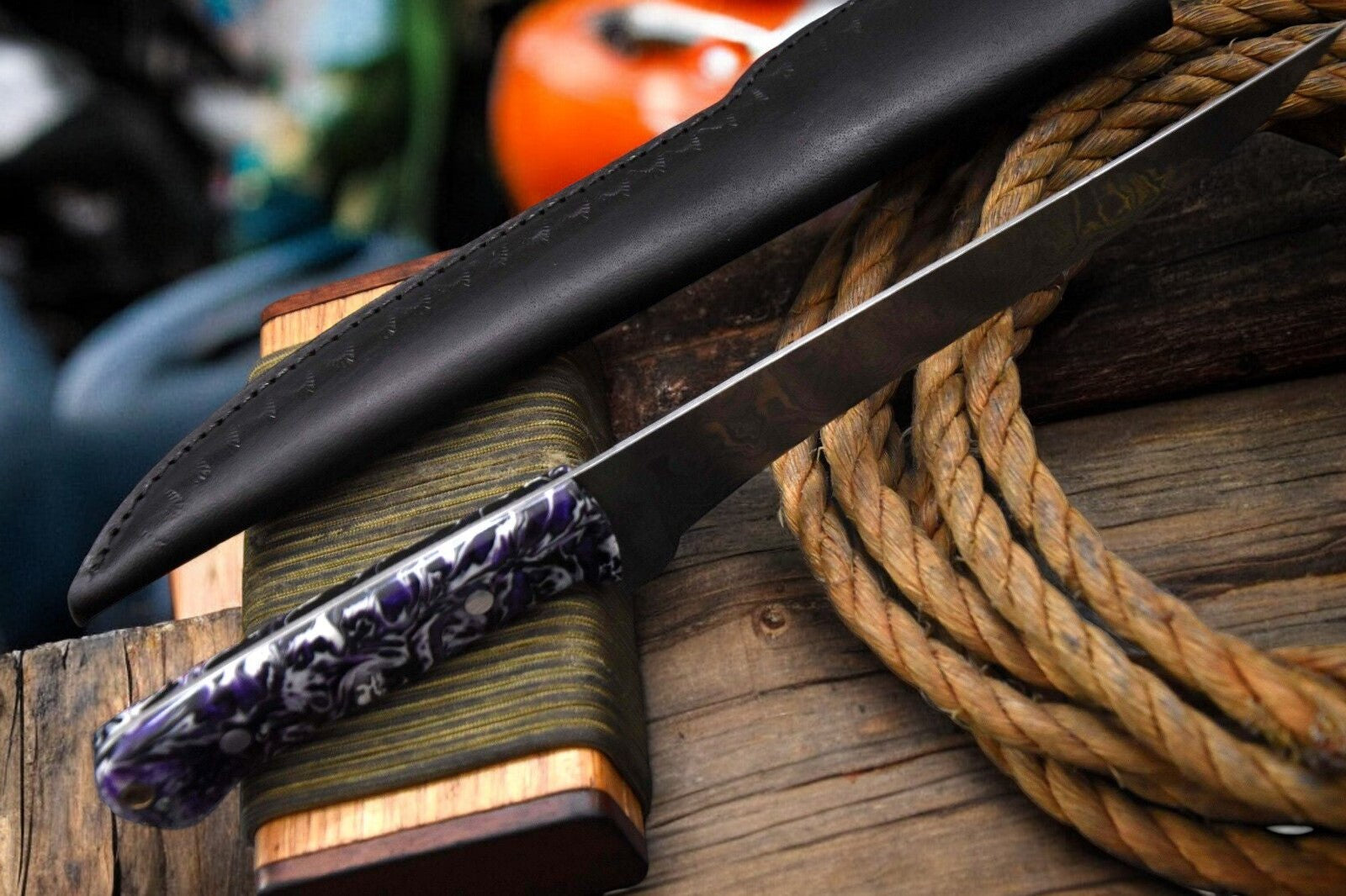 Premium Handmade Damascus Fillet Knife - 12.8