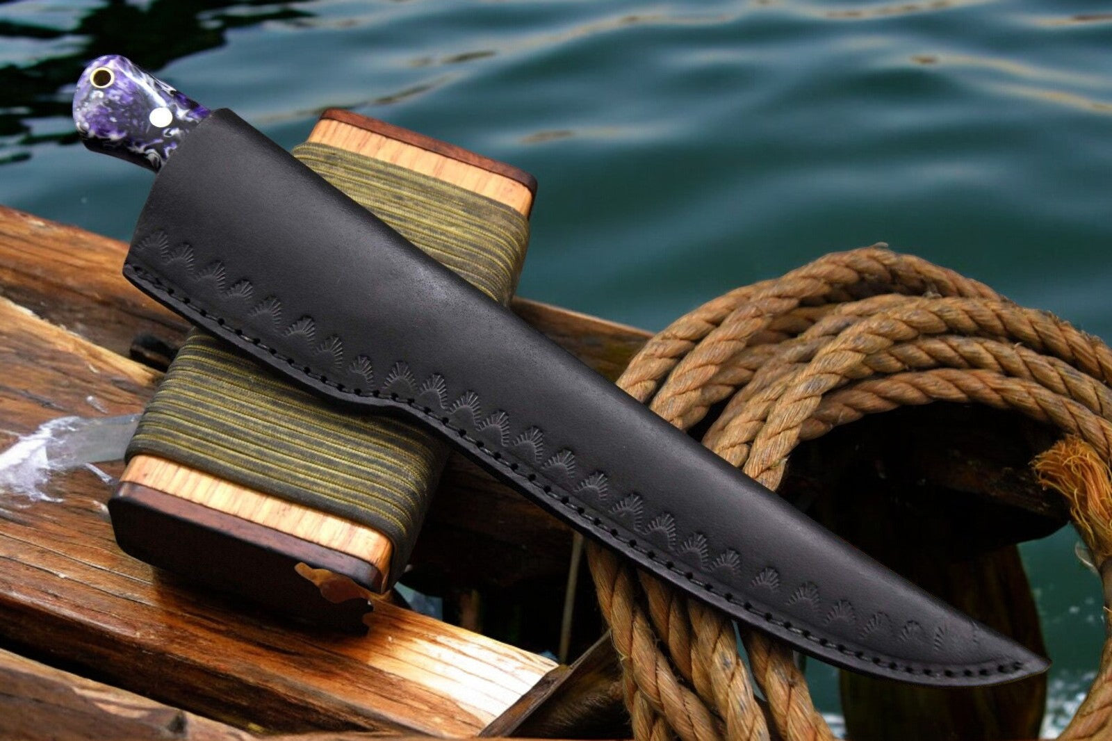 Premium Handmade Damascus Fillet Knife - 12.8