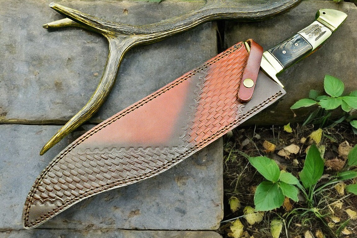 Handmade Damascus Bowie Knife | 16