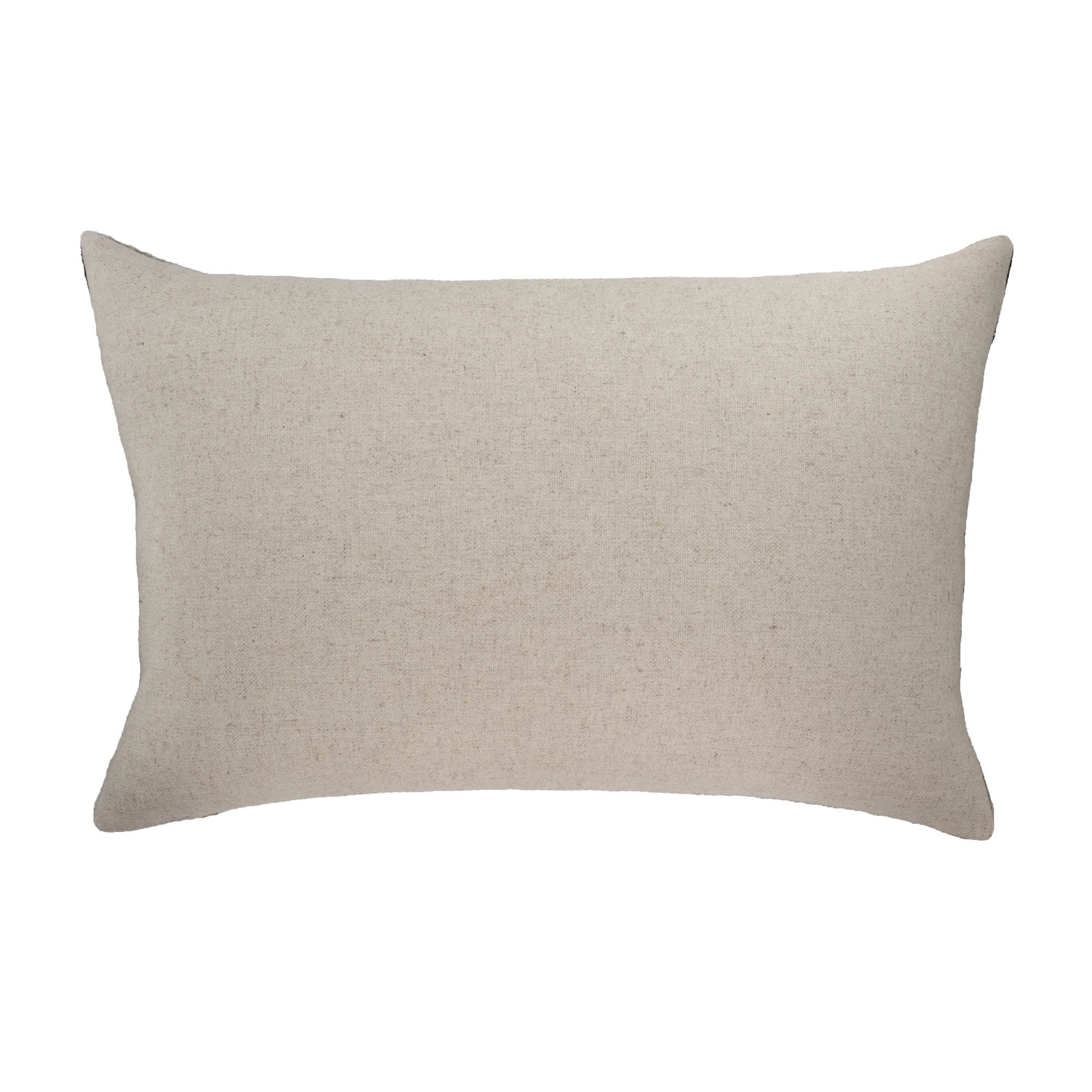 Sage Green Silk Velvet Ikat Pillow Cover, 16 x 24