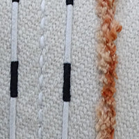 Handwoven Throw Pillow with Fringes 14
