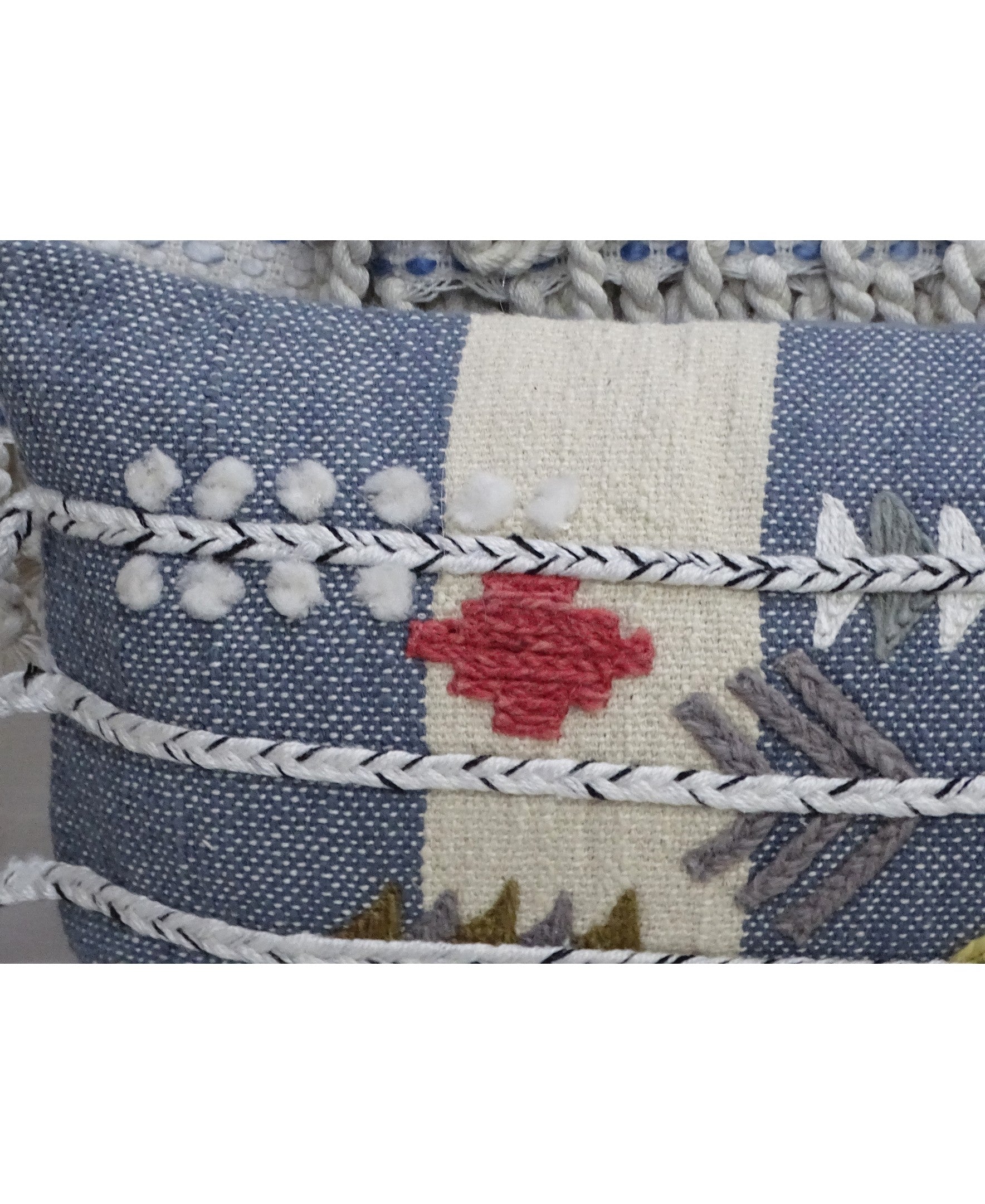 Decorative Embroidery Throw Pillow 12