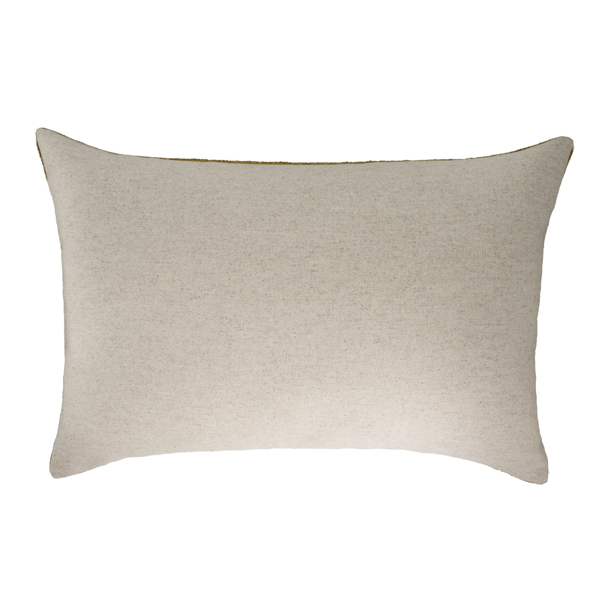 Woodlands Green Silk Velvet Ikat Throw Pillow Cover, 16 x 24