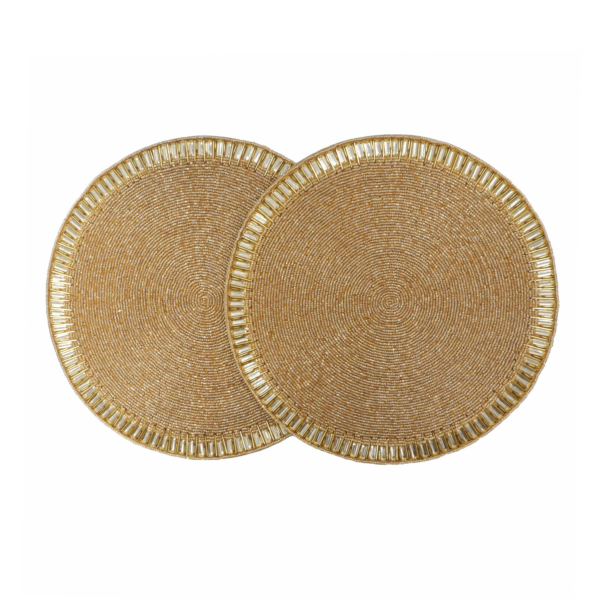 Yellow Diamonds Placemats, Set of 2