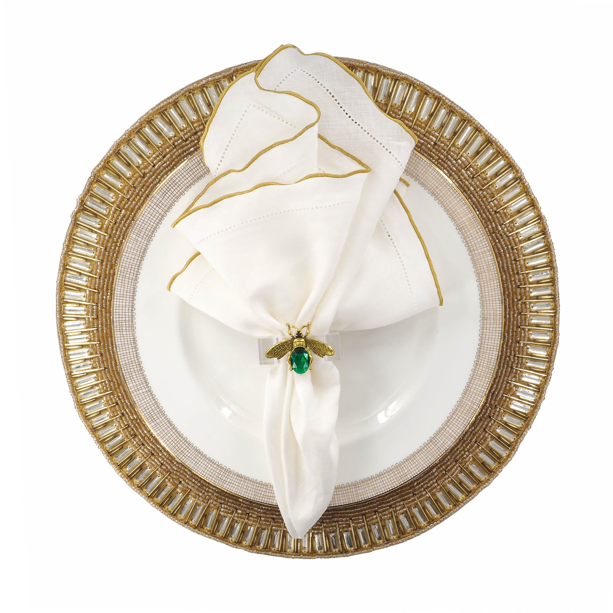 Yellow Diamonds Placemats, Set of 2